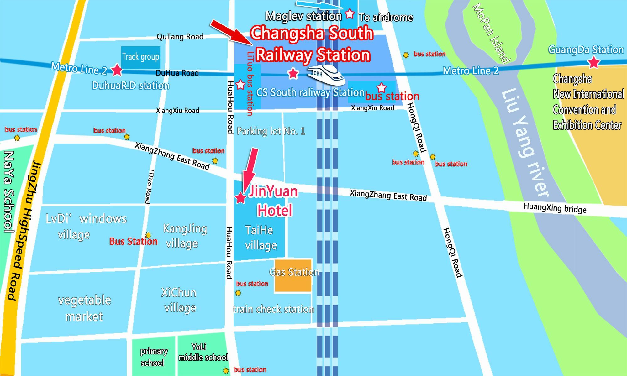 Jinyuan Hotel Changsha South Railway Station Luaran gambar